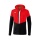 Erima Trainingsjacke Squad mit Kapuze rot/schwarz/weiss Herren